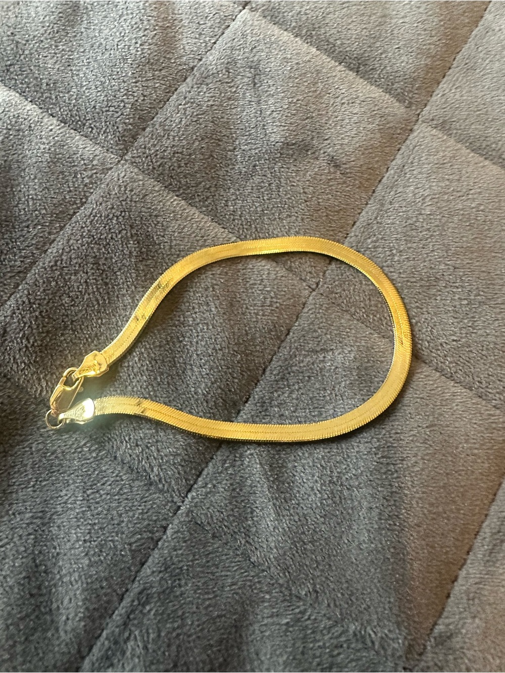 New 14k Women's Herringbone Bracelet - Picture 2 of 4